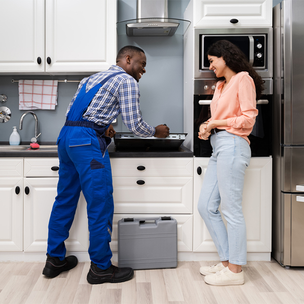 can you provide an estimate for cooktop repair before beginning any work in Wirtz VA